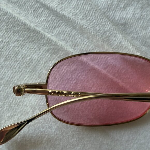 Authentic Gucci Pink Rectangular Sunglasses main image 9